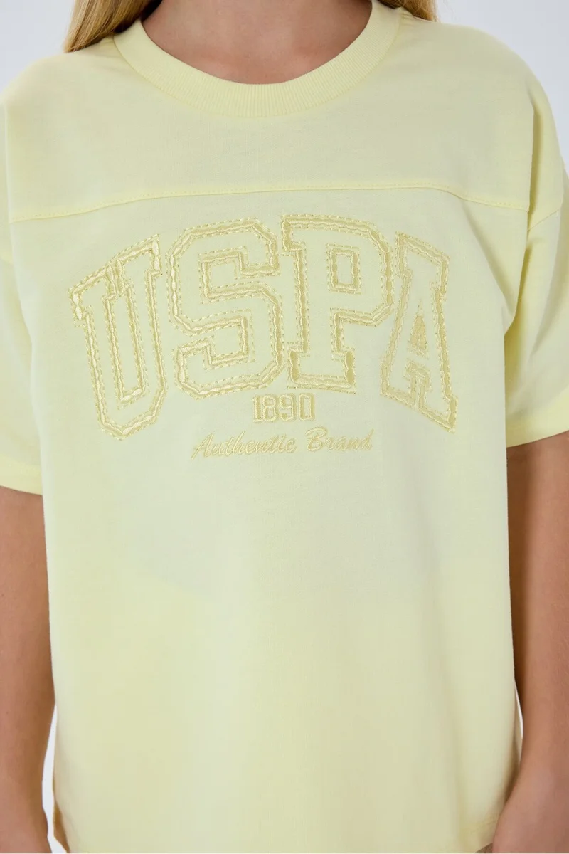 U.S. Polo Assn. U.S. Polo Assn. Girls Yellow Bermuda Set
